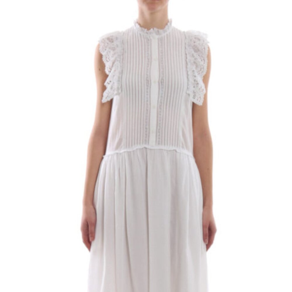 BNWT–Slightly Imperfect [ Zadig & Voltaire Romane Cotton Maxi Dress 🤍] (#173)